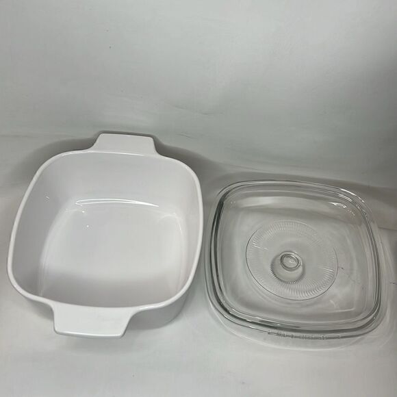 Corning Ware Blue Provincial 1.5 L Casserole Dish Square 7 In Tally 3 In Wide - Picture 5 of 10